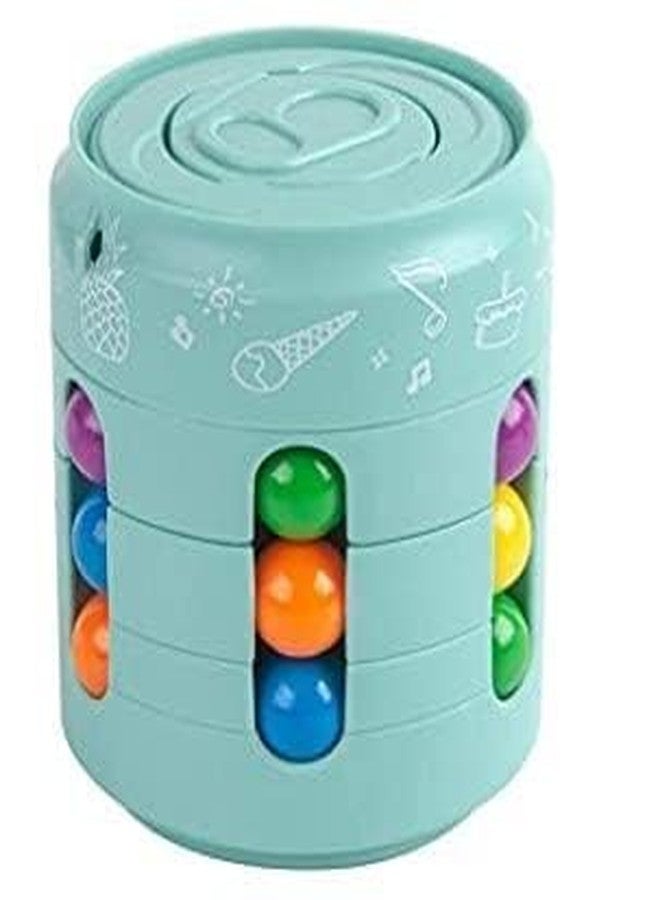 Dwariyan Sparkan Magic Rainbow Puzzle Ball - Multicolor Decompression Rotating Beads Fidget Cube Toy For Kids & Adults - Portable Stress Relief & Focus Toy |Unisex - Image 1